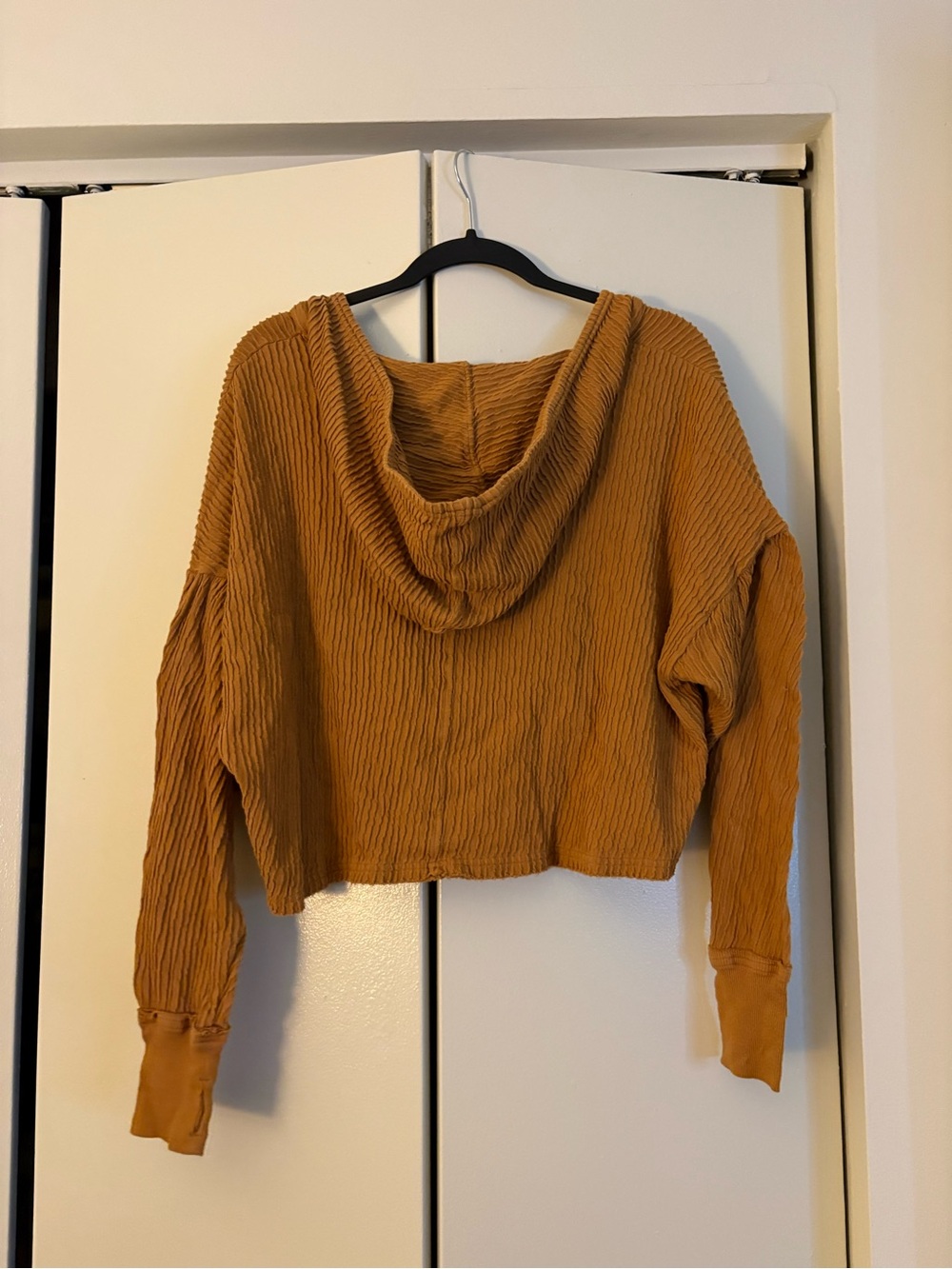 Free People Cropped Ribbed Pullover - Picture 2 of 4